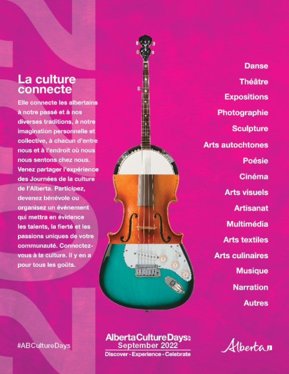 image of Alberta Culture Days poster - French