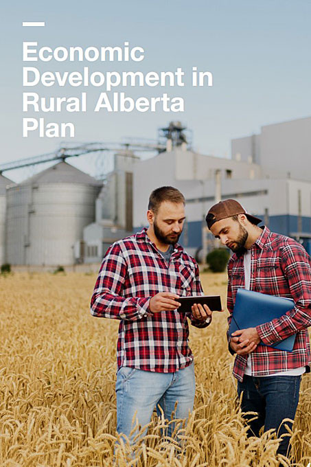 Cover image of the Economic Development in Rural Alberta Plan