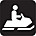 Icon of a person on a snowmobile