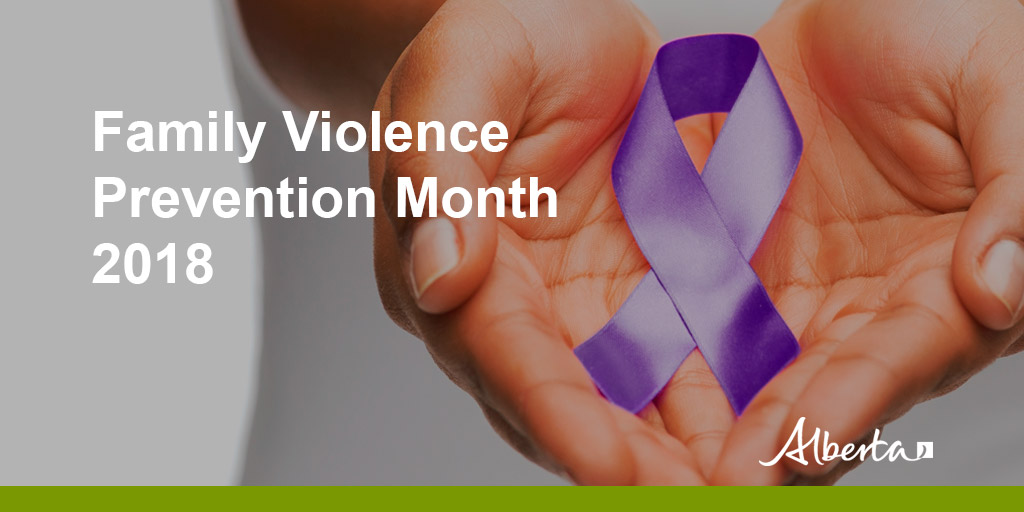 Family Violence Prevention Month graphic