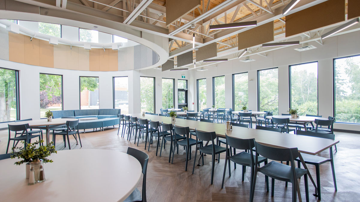 Lakeview Recovery Community dining hall