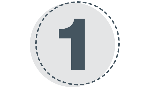 Icon for number 1