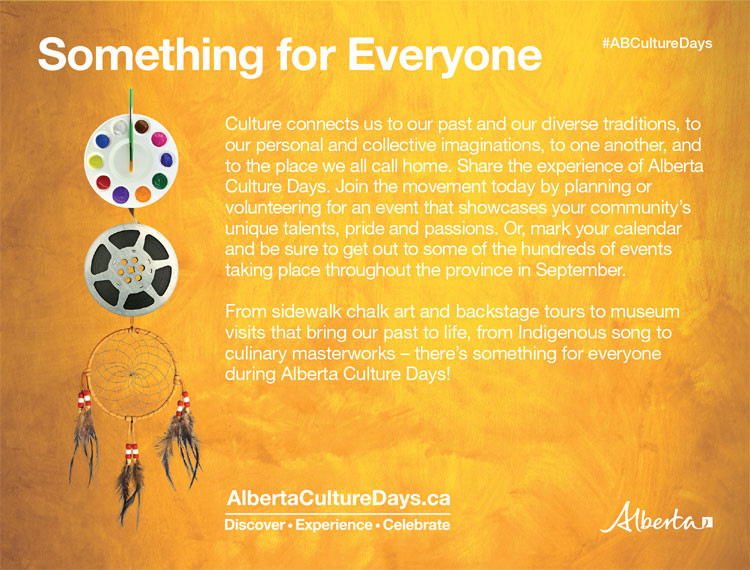 image of Alberta Culture Days print ad - thumbnail