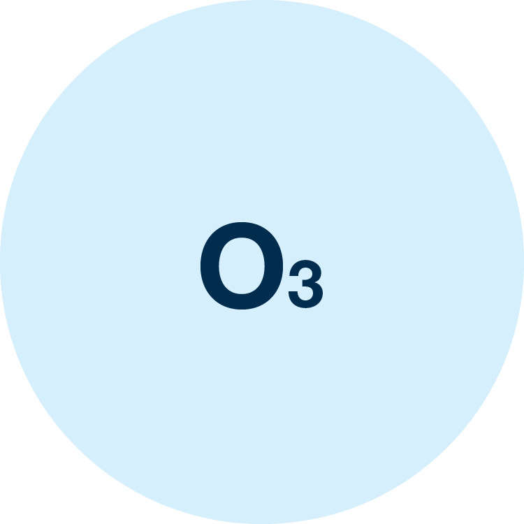 Ozone icon: O3