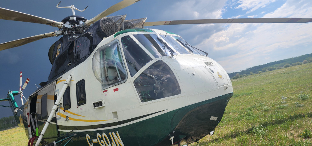 A heavy heli S61 (close up)