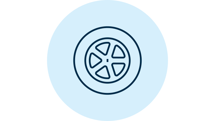 Icon of a tire