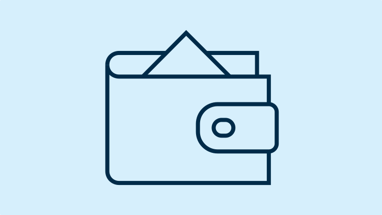 Icon of a wallet