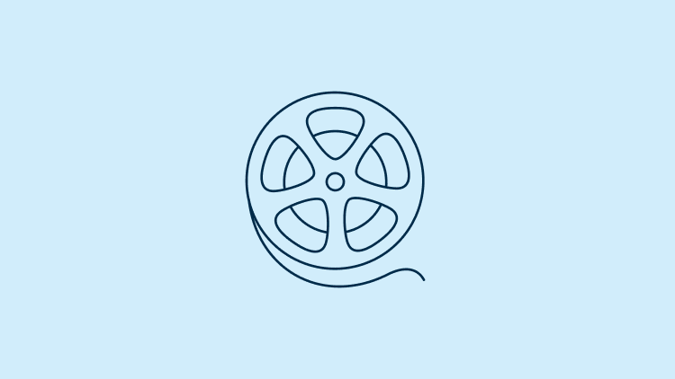 Icon of a film reel.