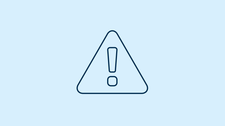 Warning sign.