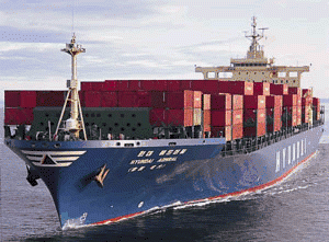 Photo of Canadian exports are shipped via container