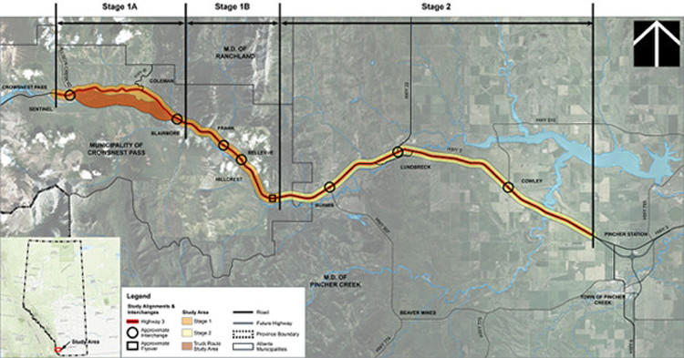 Map of Hwy 3