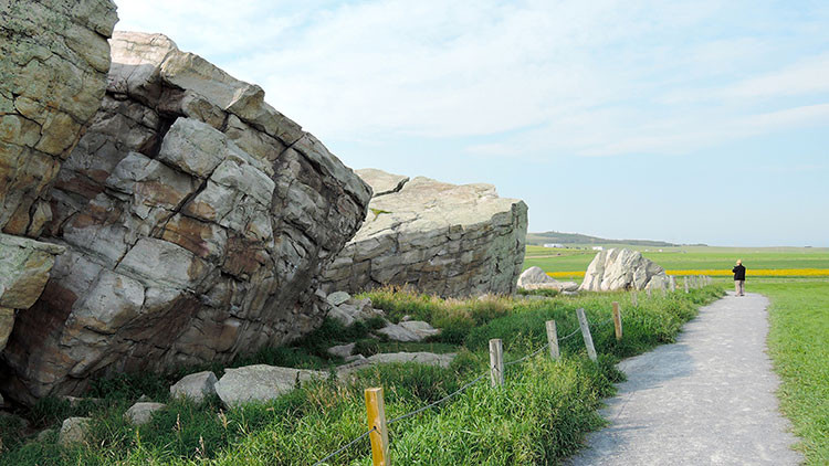 Walking path at Okotoks