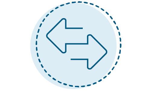 Icon of 2 arrows
