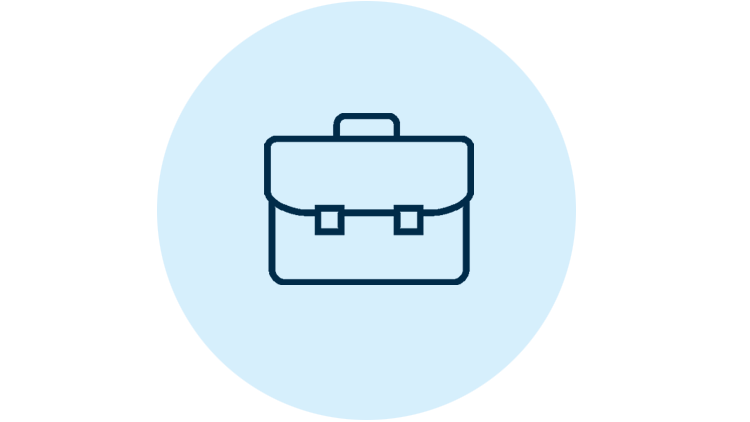 icon of a briefcase
