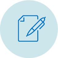 Icon: Pen and paper