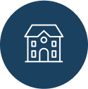 Icon of a school building.