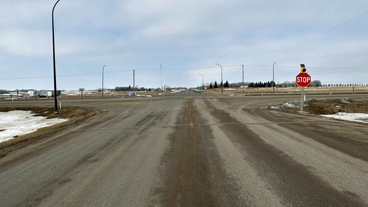 highway 855 and 16 intersection