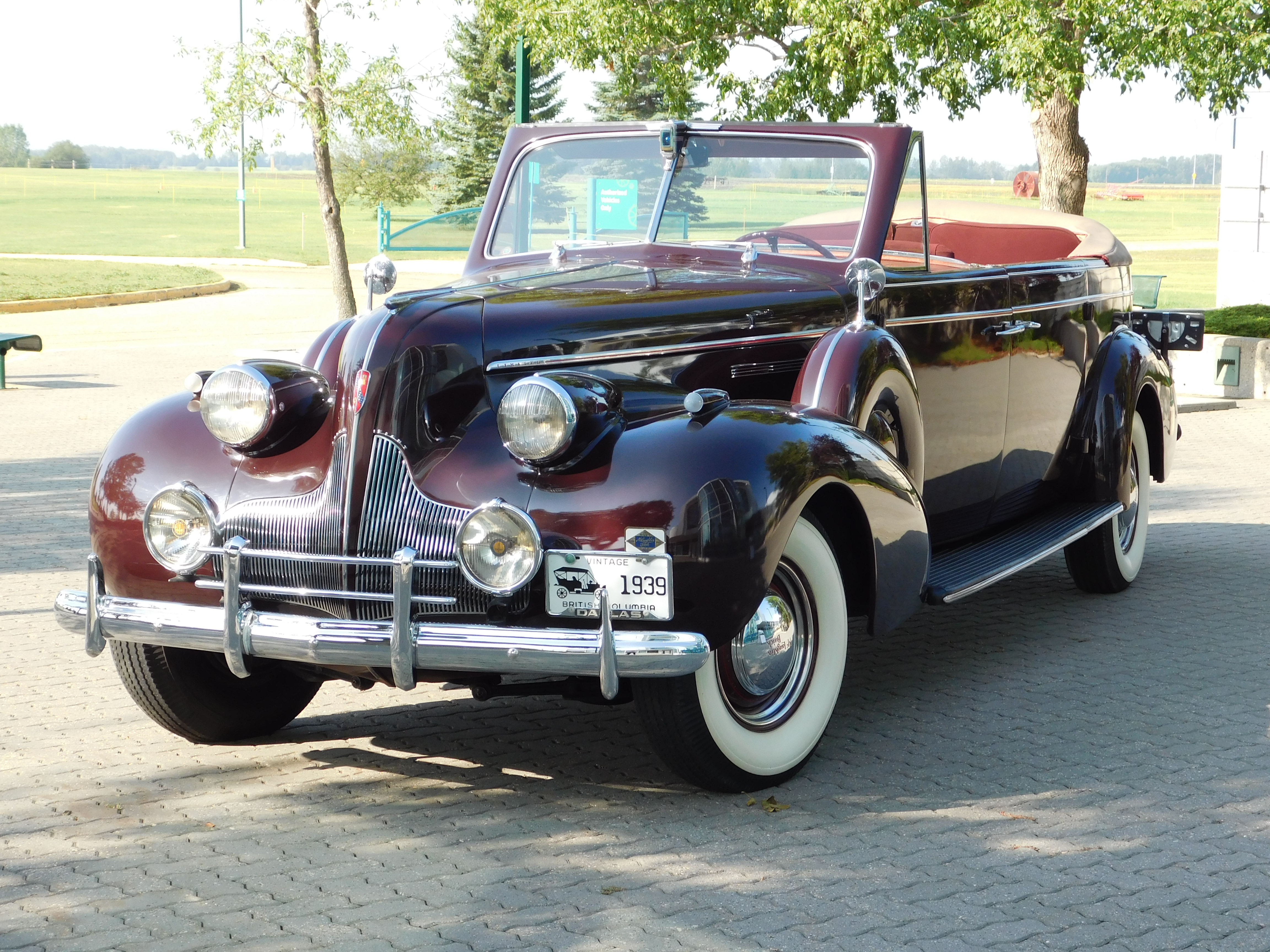 The 1939 McLaughlin Buick Royal Tour car at Reynolds Museum