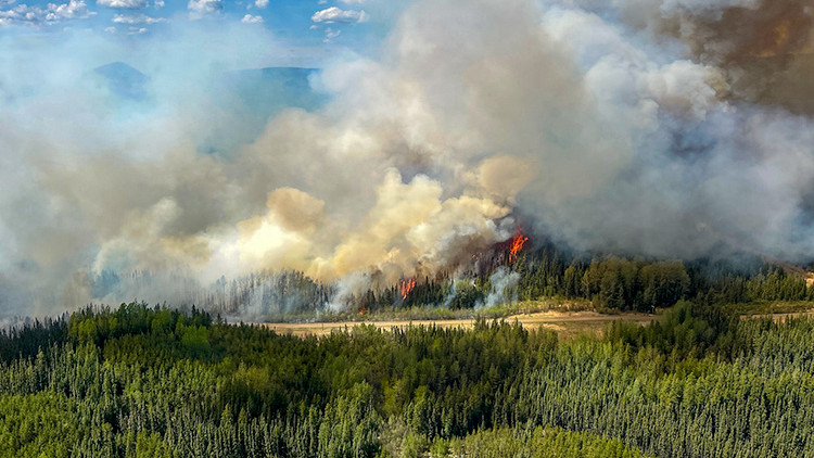 Wildfire status map image of Edith Lake wildfire 