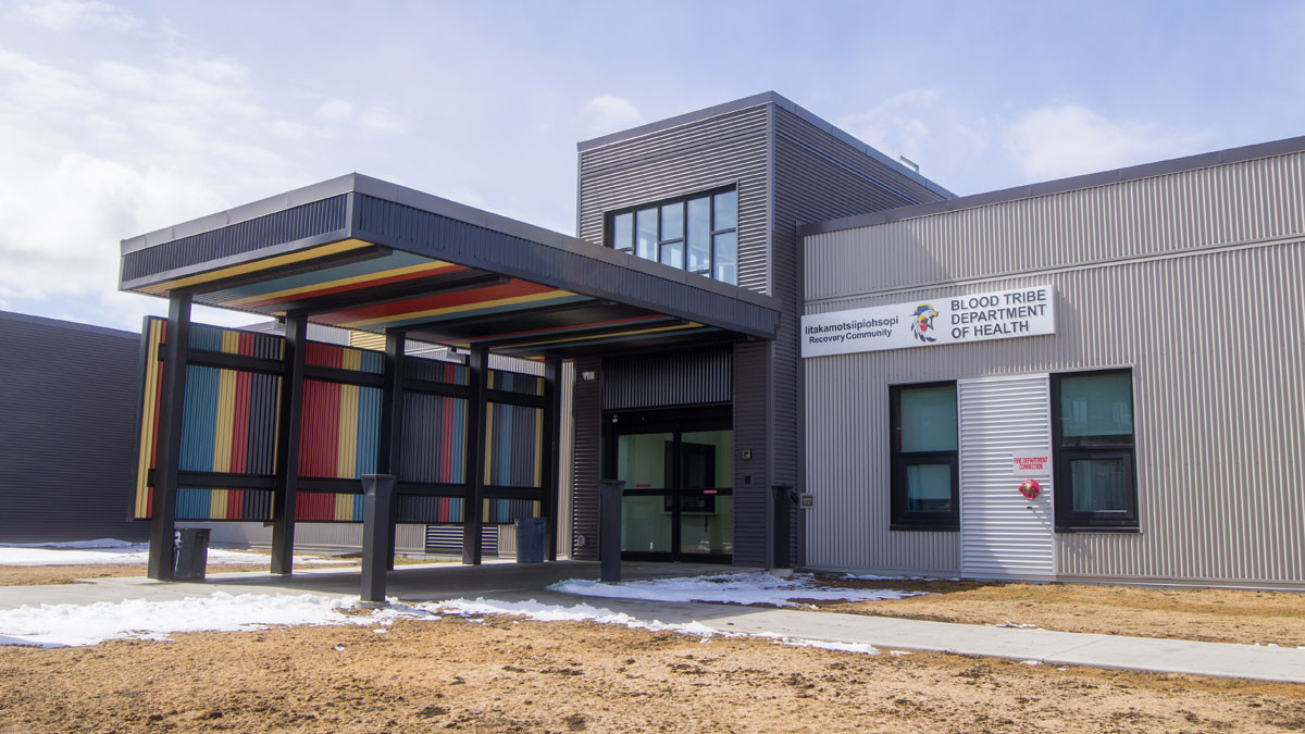 Blood Tribe Iitakamotsiipiohsopi Recovery Community exterior