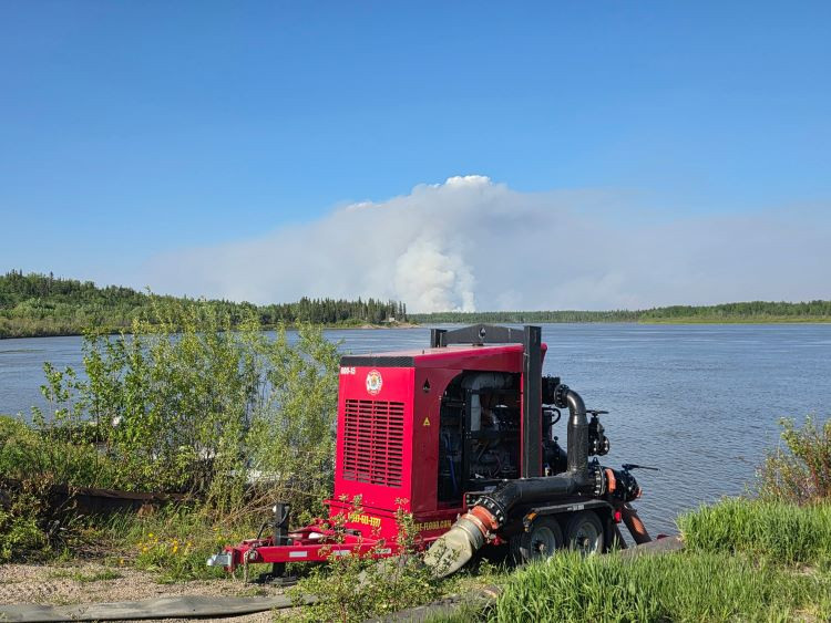 Photo of a 600 HP Delivery Pump taken at Fort Fitzgerald taken on June 4, 2025
