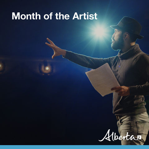 Month of the Artist promo image of performer