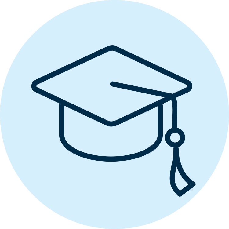 Icon of a graduation cap