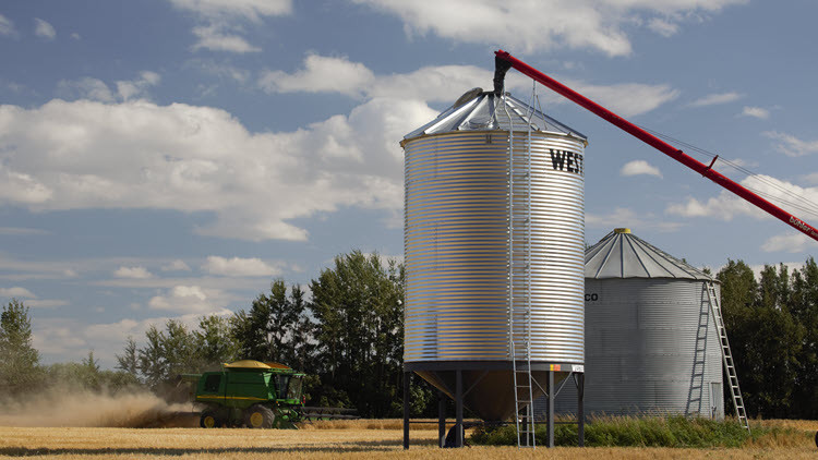 Grain bins