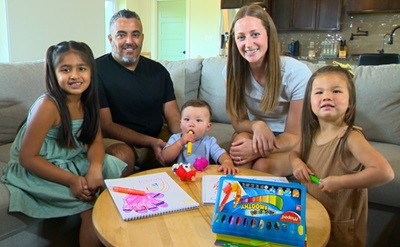 Photo of the Masoud family 