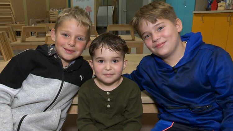 Adoption profile photo of Nixon, Mason and Oliver