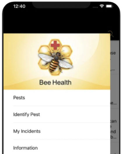Image of the Bee Health app