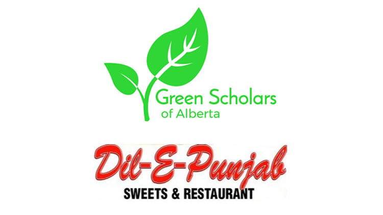 Dil-E-Punjab Restaurant and Green Scholars of Alberta logos