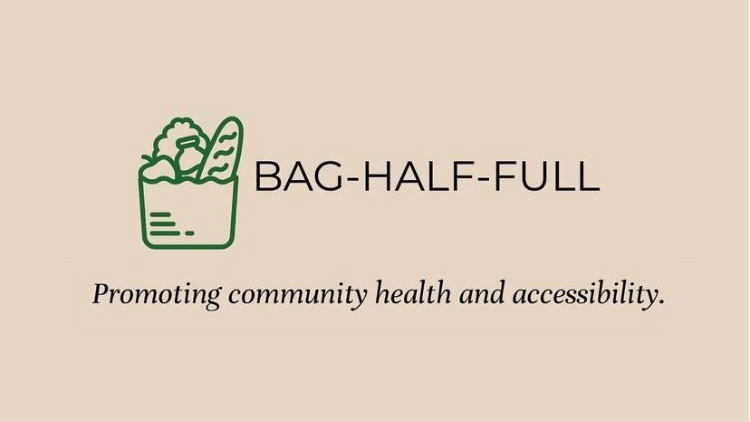 Logo: Bag-Half-Full – Promoting community health and accessibility.