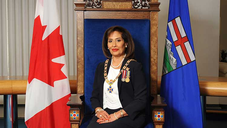 Alberta Order of Excellence current Chancellor the Honourable Salma Lakhani