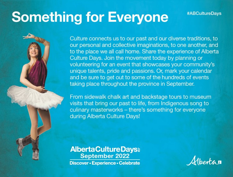 image of Alberta Culture Days print ad - thumbnail