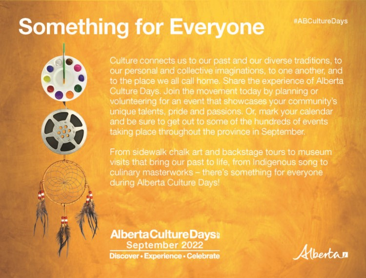 image of Alberta Culture Days print ad - thumbnail