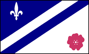 Symbols of Distinction - Franco-Albertan flag