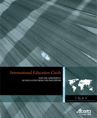 Image of Republic of Philippines International Education Guide cover page.