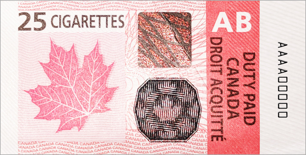 Alberta tobacco tax stamp