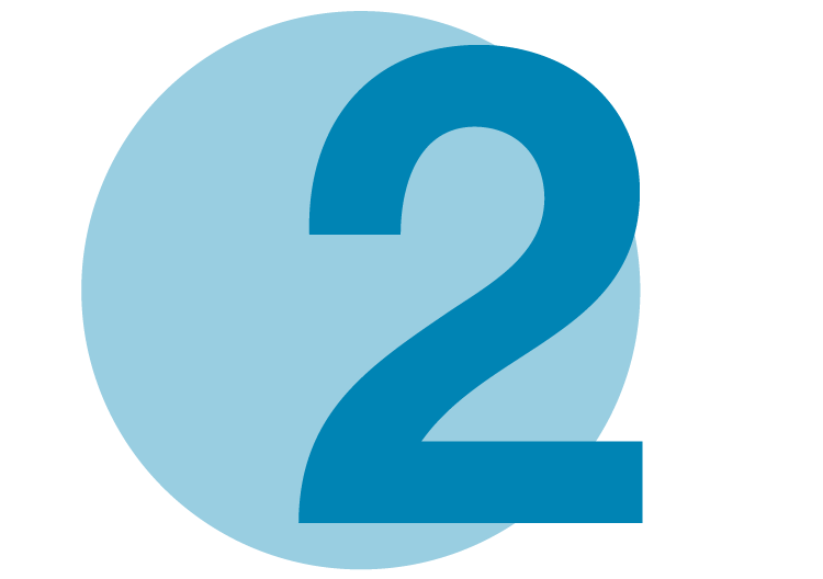 Icon with the number two