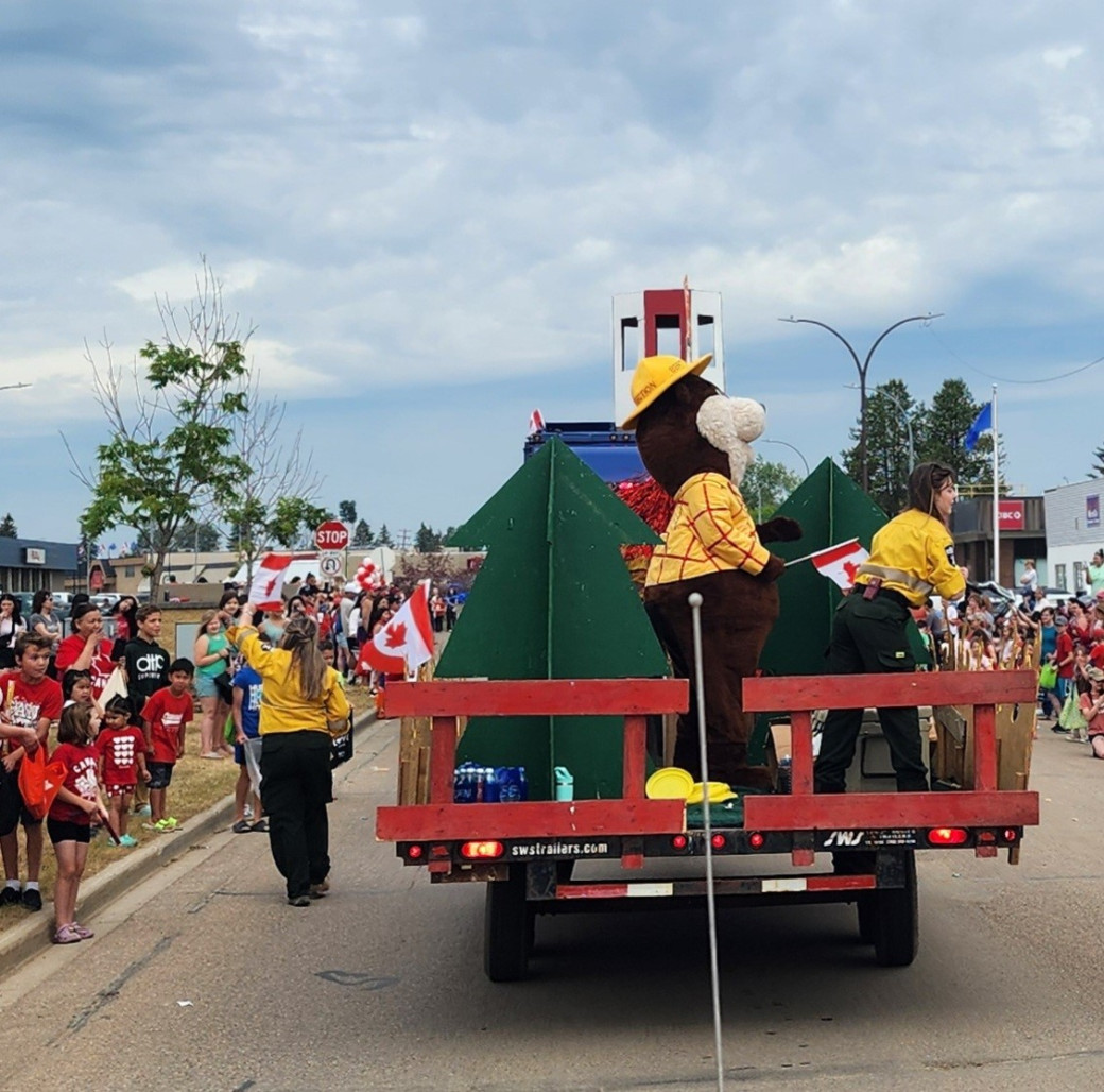 Canada Day parade in High Level (July 1, 2025)