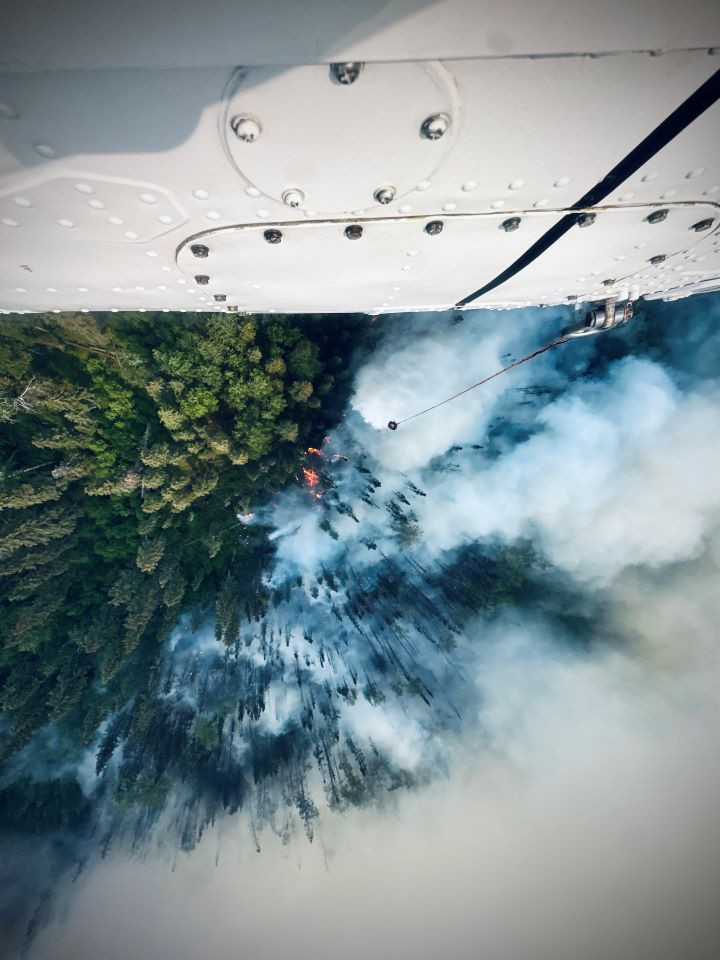 Birds eye view of bucketing operations 