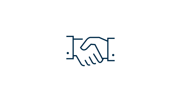 Icon of a handshake