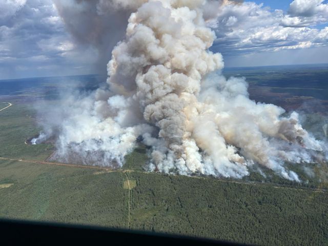 controlled burn south of highway 686