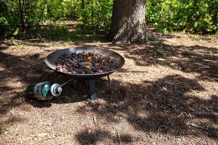 propane campfires allowed