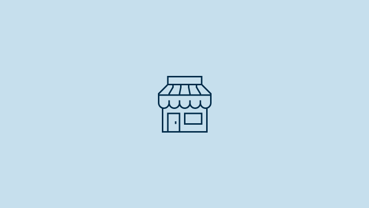 Icon of a retail shop.