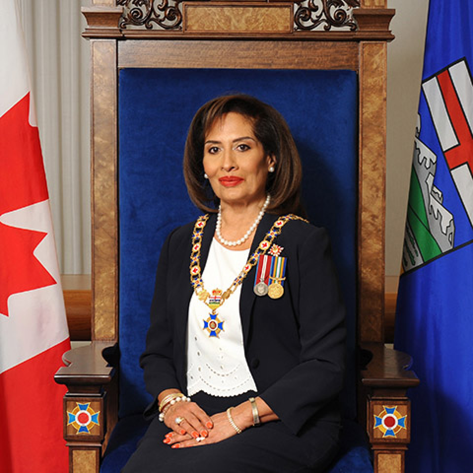 Portrait of Lieutenant Governor Salma Lakhani