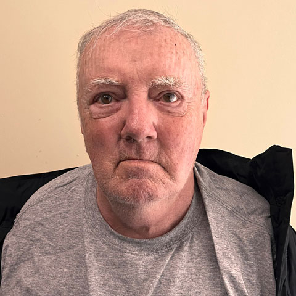 Larry Maxwell Stanford: Height 5'5", Weight: medium build, Eyes: Brown, Hair: Grey/balding